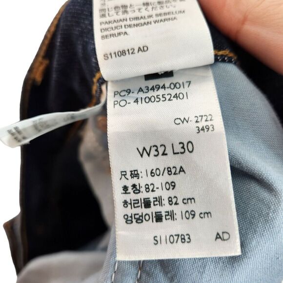 LEVI'S Jeans Womens 32 Medium Dark Blue Baggy Dad Jeans Premiums Baggy Loose 14 - Picture 12 of 12